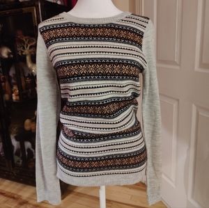 Rue21 Snowflake Print Lightweight Fitted Sweater